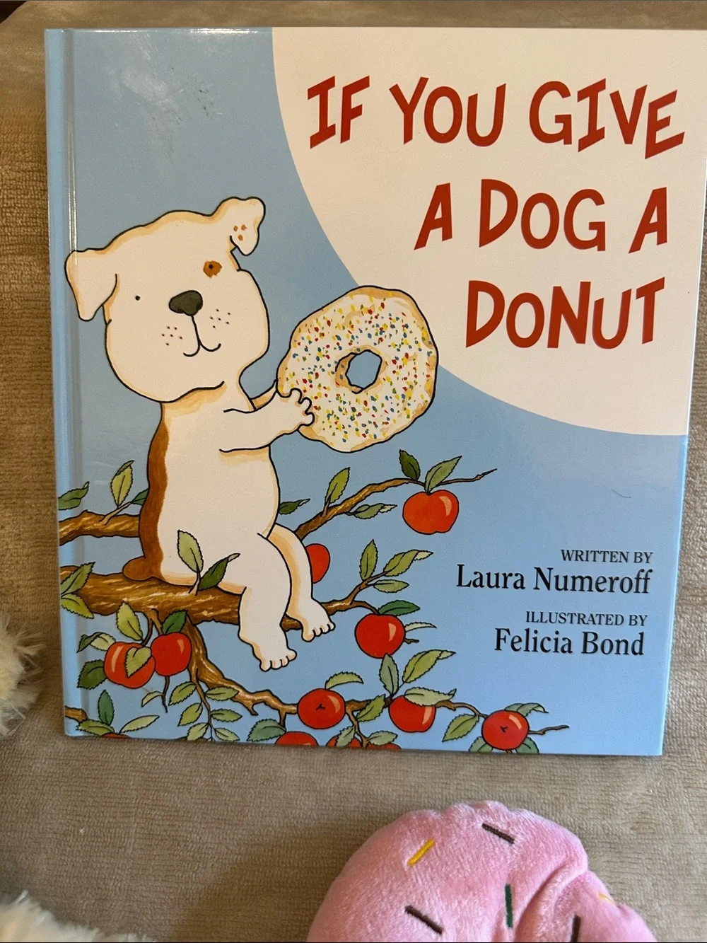 If You Give A Dog A Donut book and plushie set